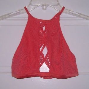 Victoria’s Secret High Neck Strappy Back Lace Bralette